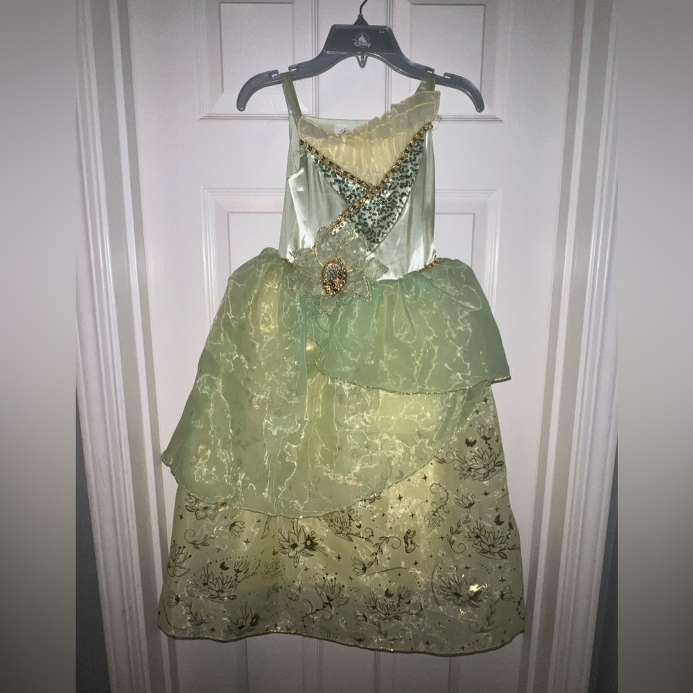 Green Princess Tiana Kids Costume